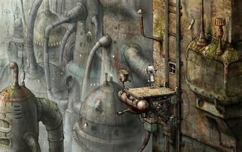 Machinarium, an Intriguing Adventure Featuring a Wordless Robot Protagonist!